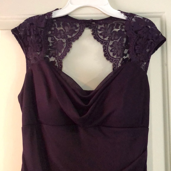 Deep Purple Bridesmaid Dress - Picture 6 of 7